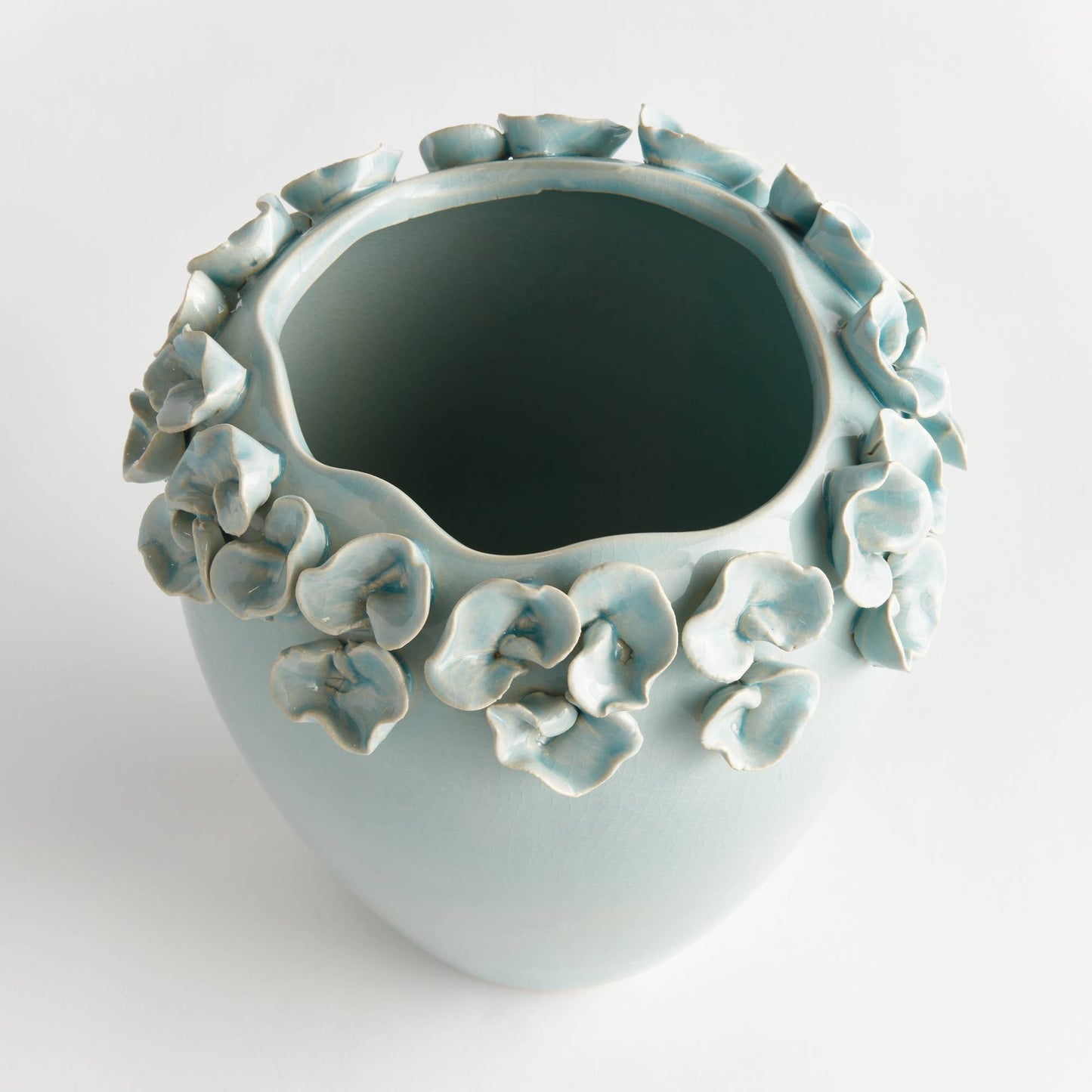 Petite Fleur Vase Tall, Blue
