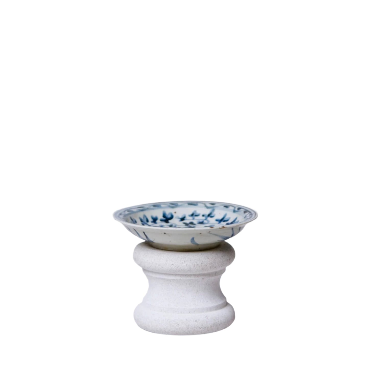 Small Blue and White Porcelain Noble Character Dish