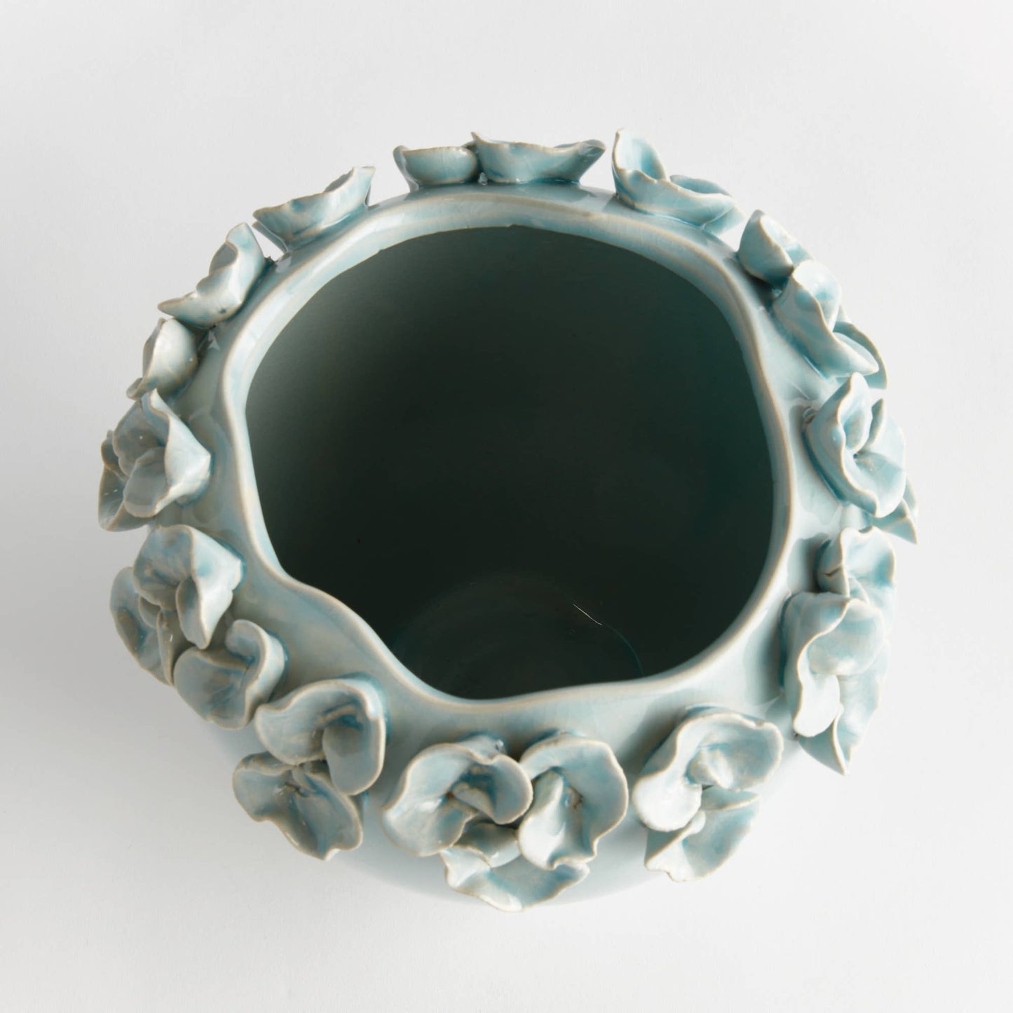 Petite Fleur Vase Tall, Blue
