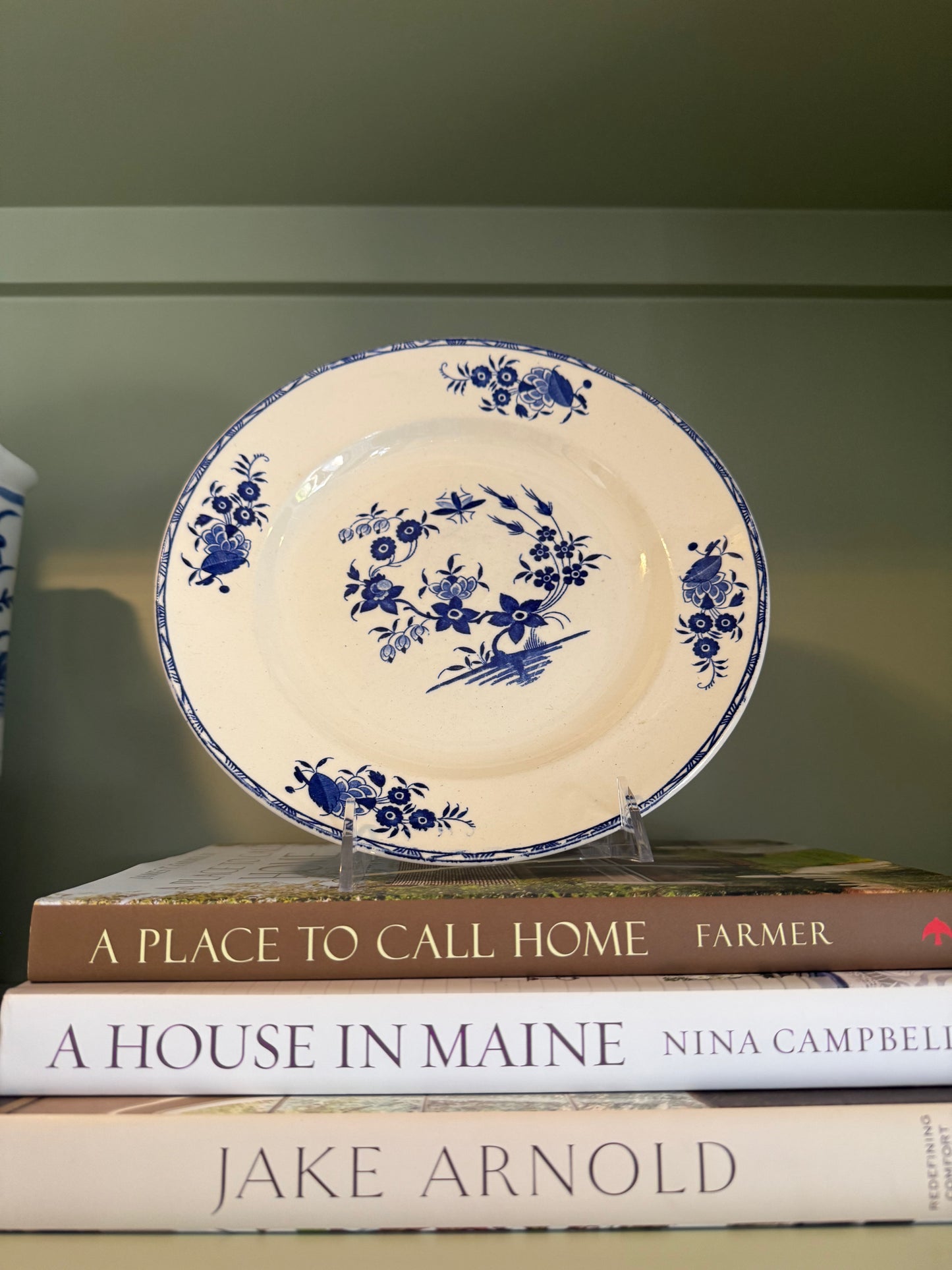 Blue and White Plate