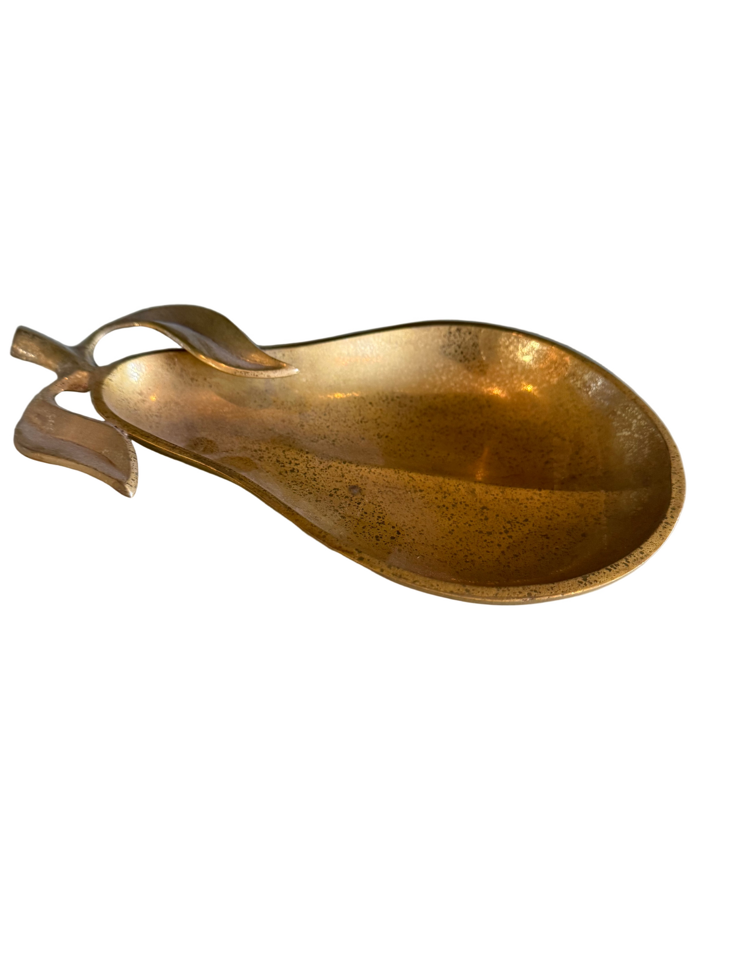 Vintage Brass Pear Dish