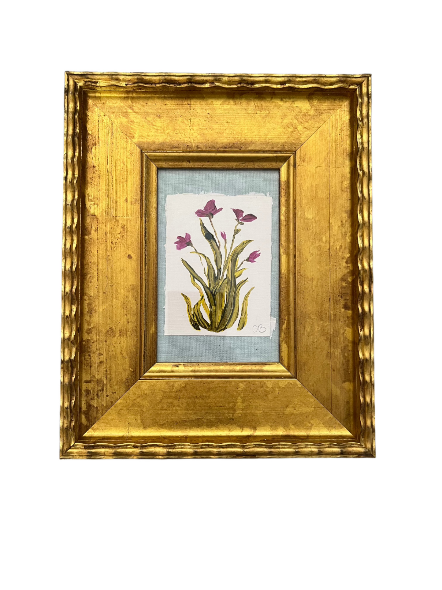 Pink Wildflowers II by Claire Boynton Art