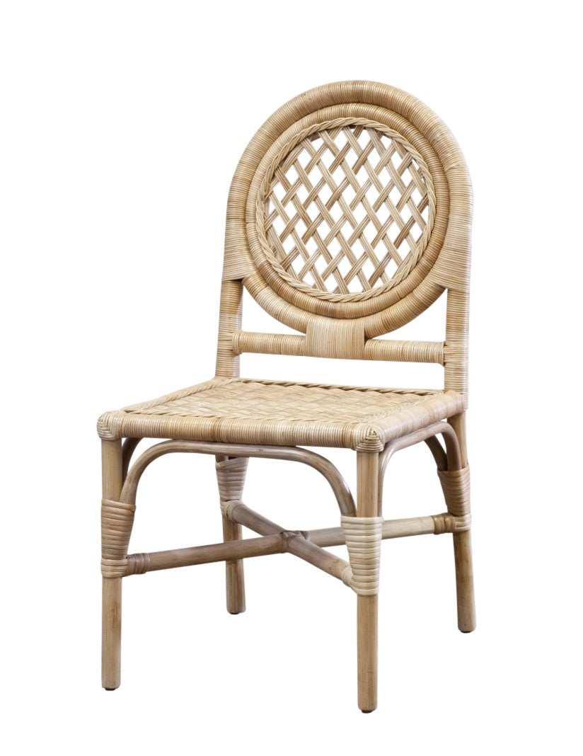 Louis XVI Trellis Chair, Set of 2