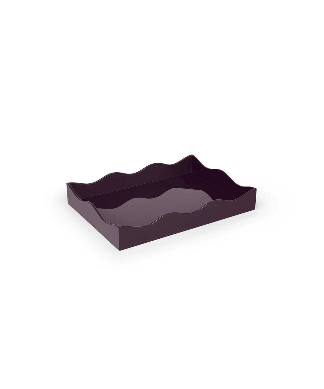 Medium Belles Rives Tray, Aubergine