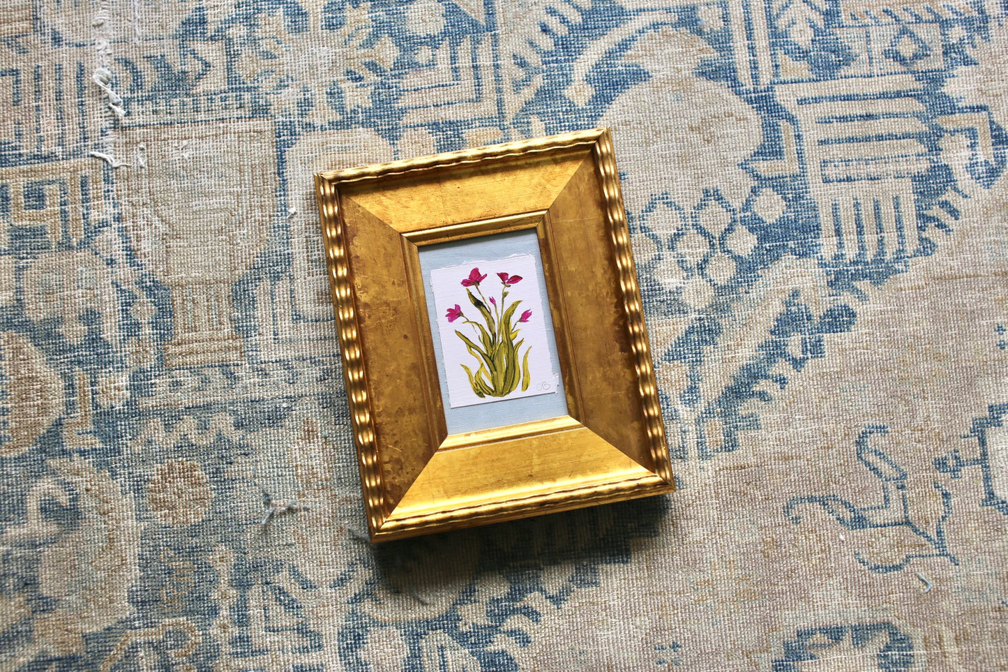 Pink Wildflowers II by Claire Boynton Art