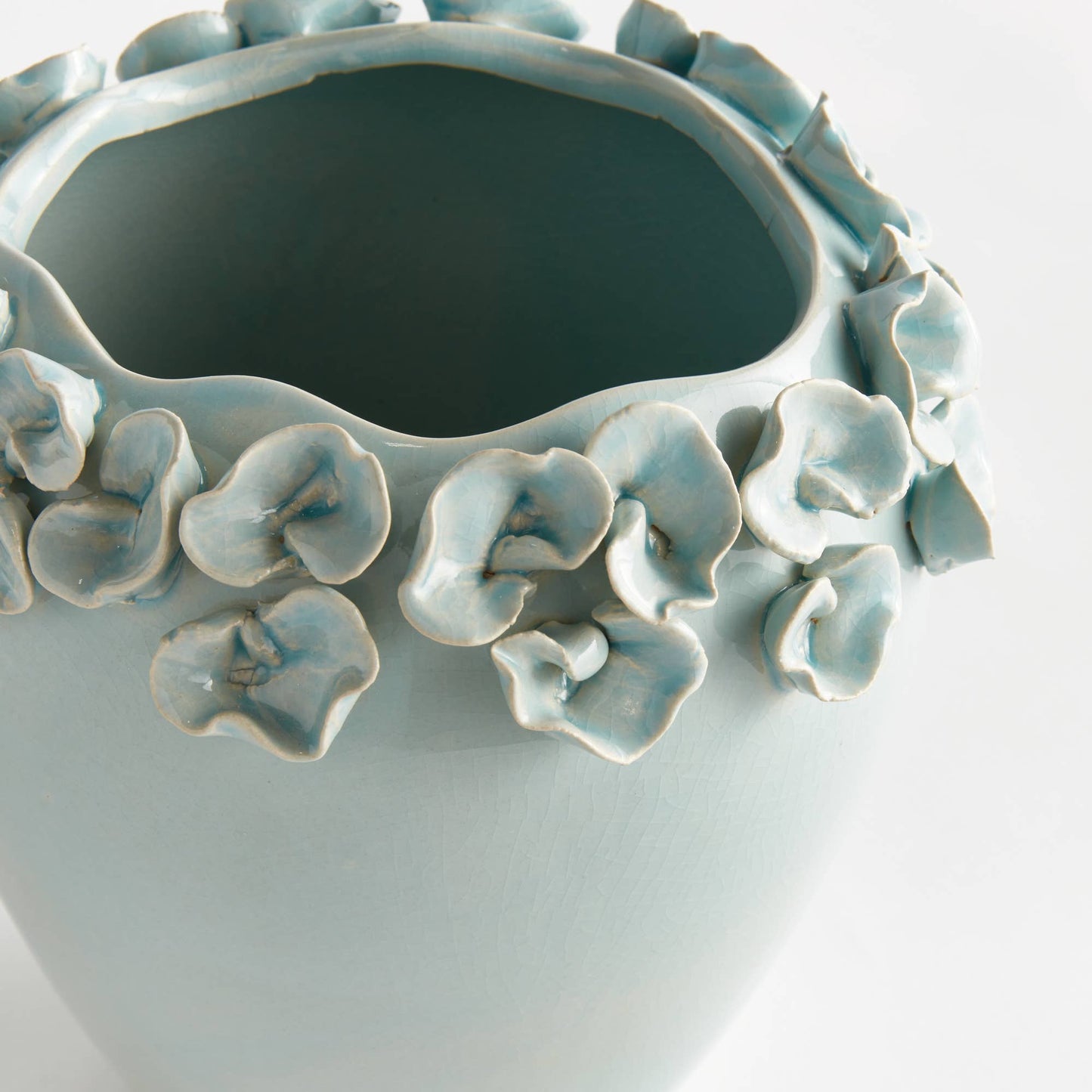 Petite Fleur Vase Tall, Blue