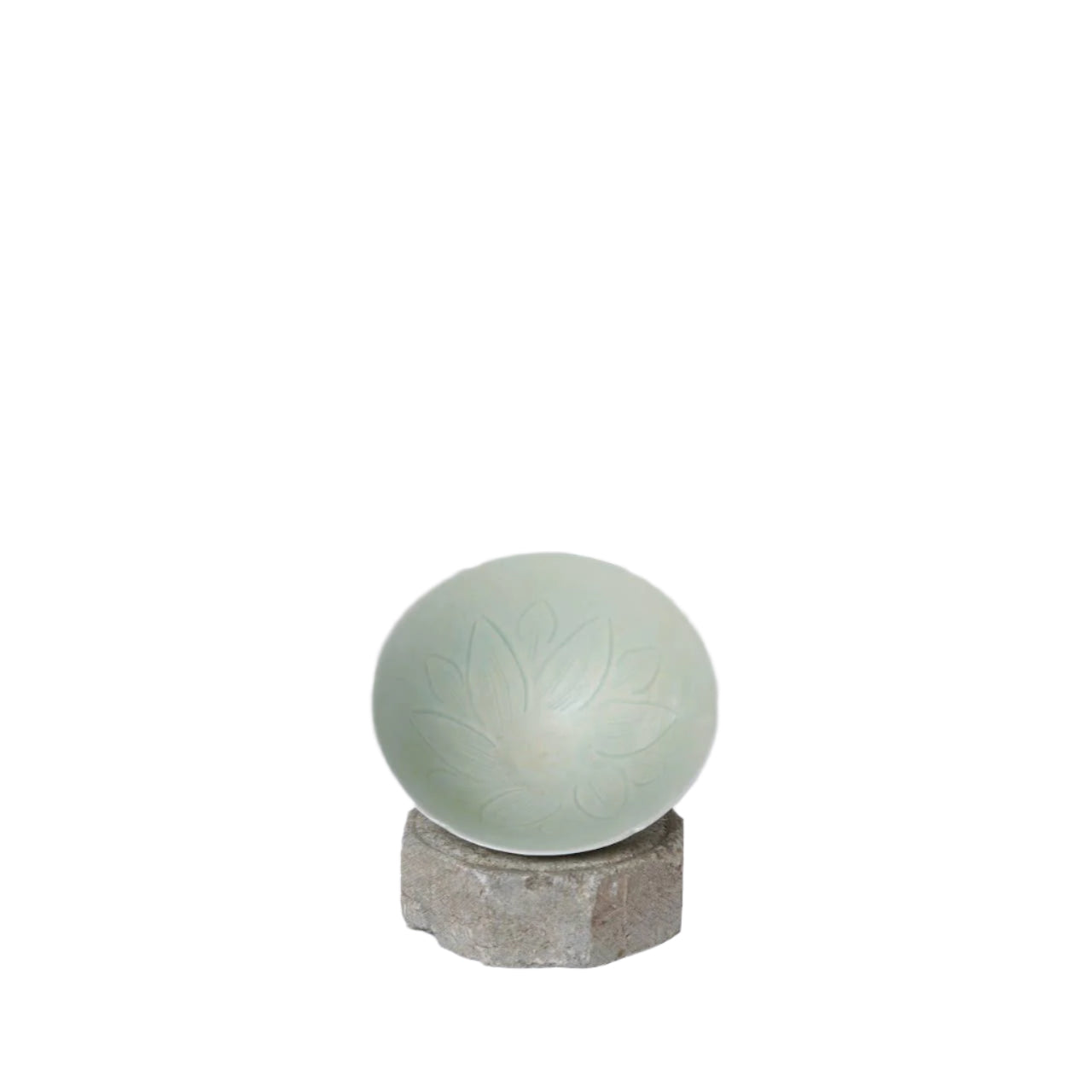 Celadon Porcelain Small Lotus Conical Bowl