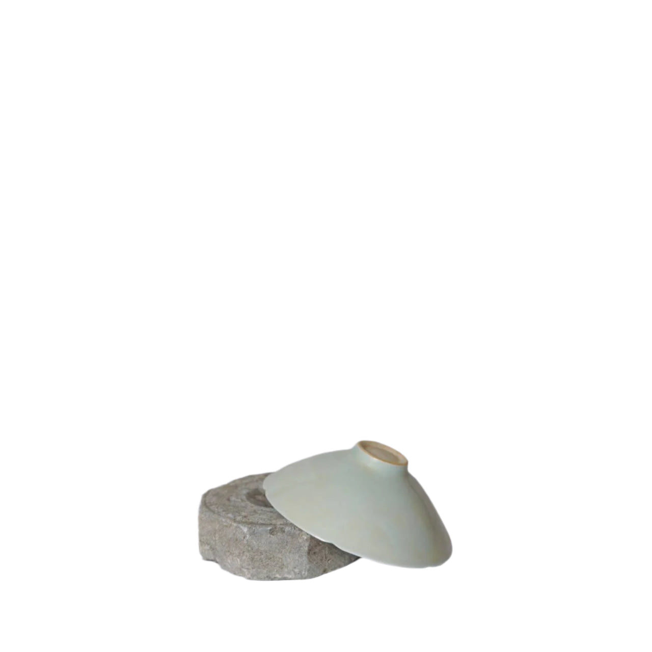 Celadon Porcelain Small Lotus Conical Bowl