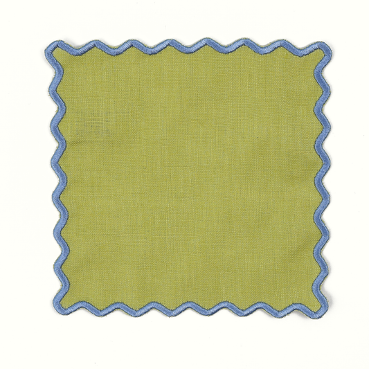Limerick Linen Square Cocktail Napkins, Set of 4