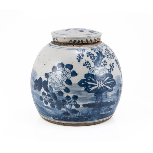 Vintage Ming Jar Four Season Plant, Small