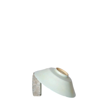 Celadon Porcelain Large Peony Conical Bowl