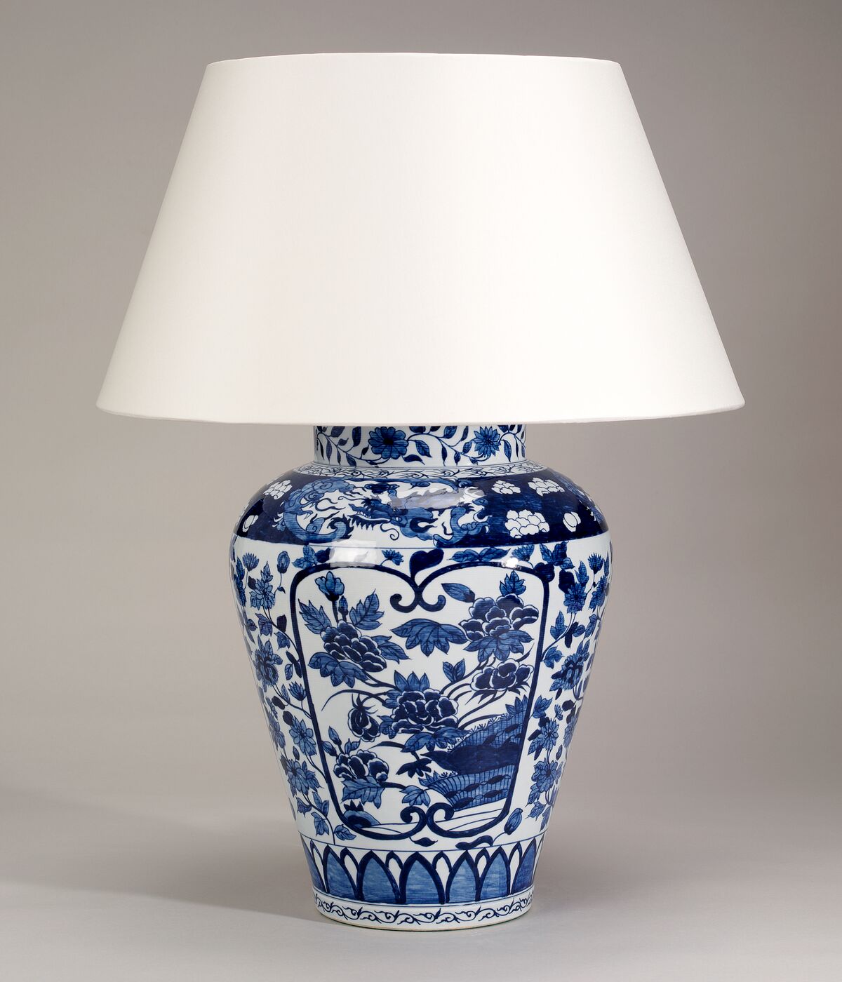 Imari Vase - Blue and White