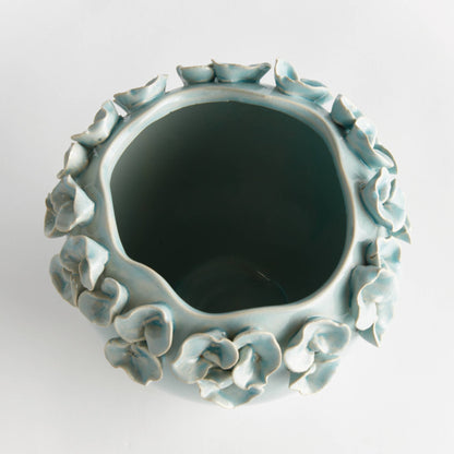 Petite Fleur Vase Tall, Blue