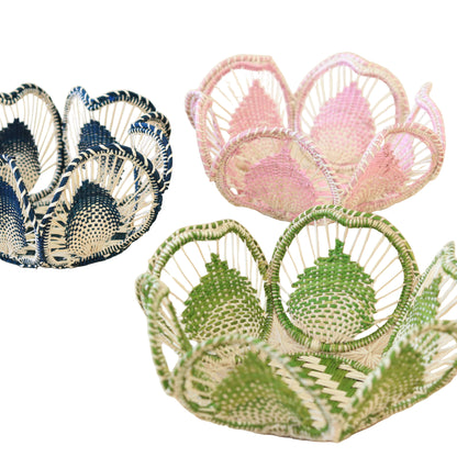 Flora Basket, Apple Green