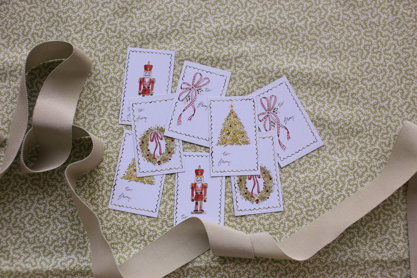 Christmas Gift Tags by Claire Boynton Art