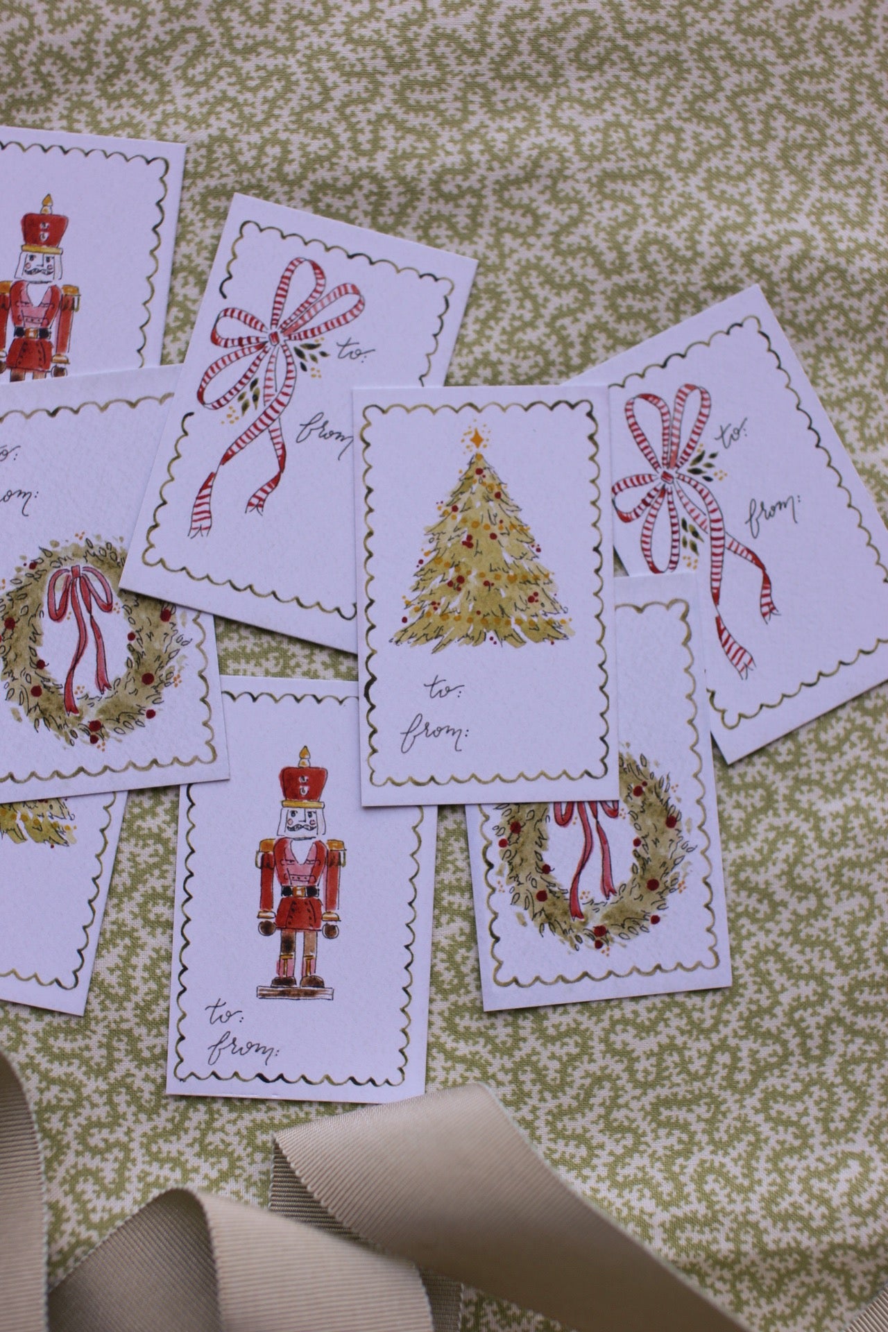 Christmas Gift Tags by Claire Boynton Art