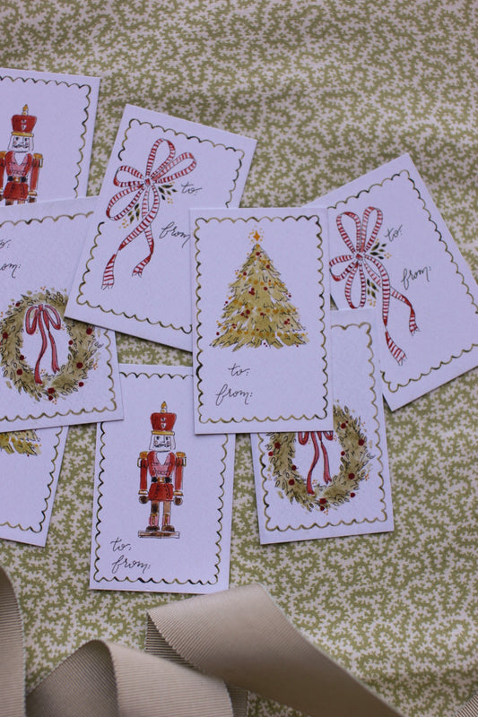 Christmas Gift Tags by Claire Boynton Art