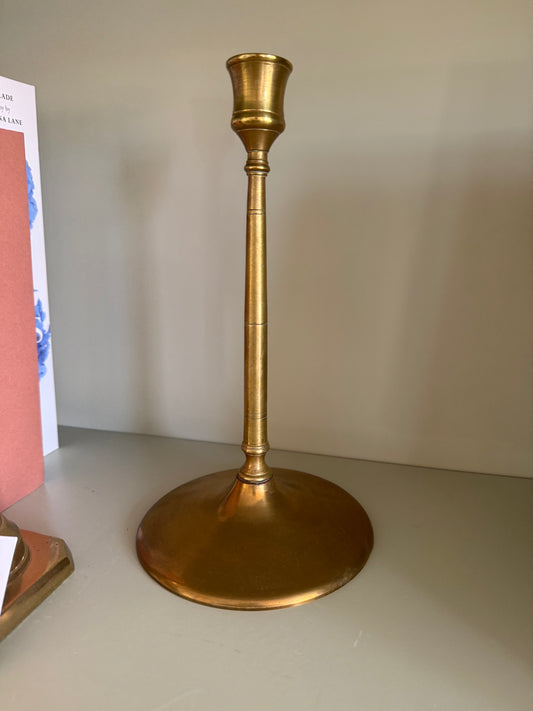 Tall Skinny Brass Candlestick