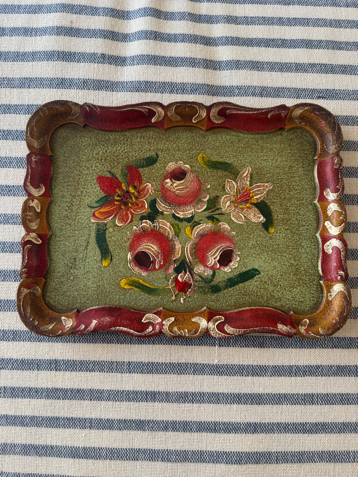 Medium Italian Florentine Tray