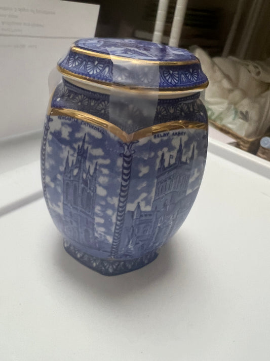 Blue Tall Small Urn