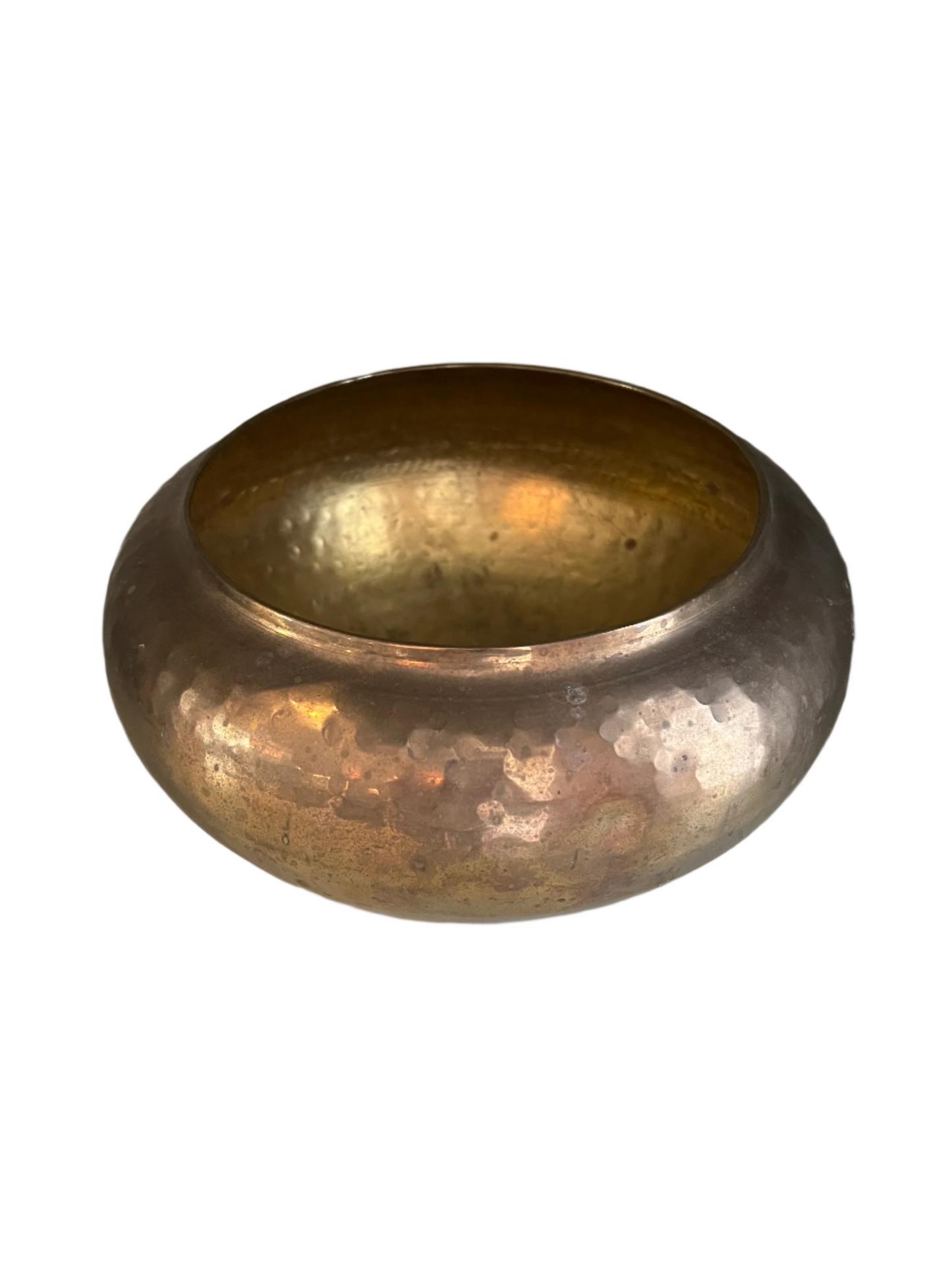 Antique Brass Hammered Bowl