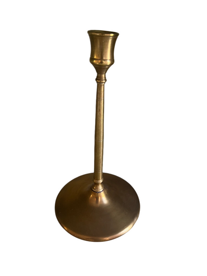 Antique Brass Skinny Candlestick