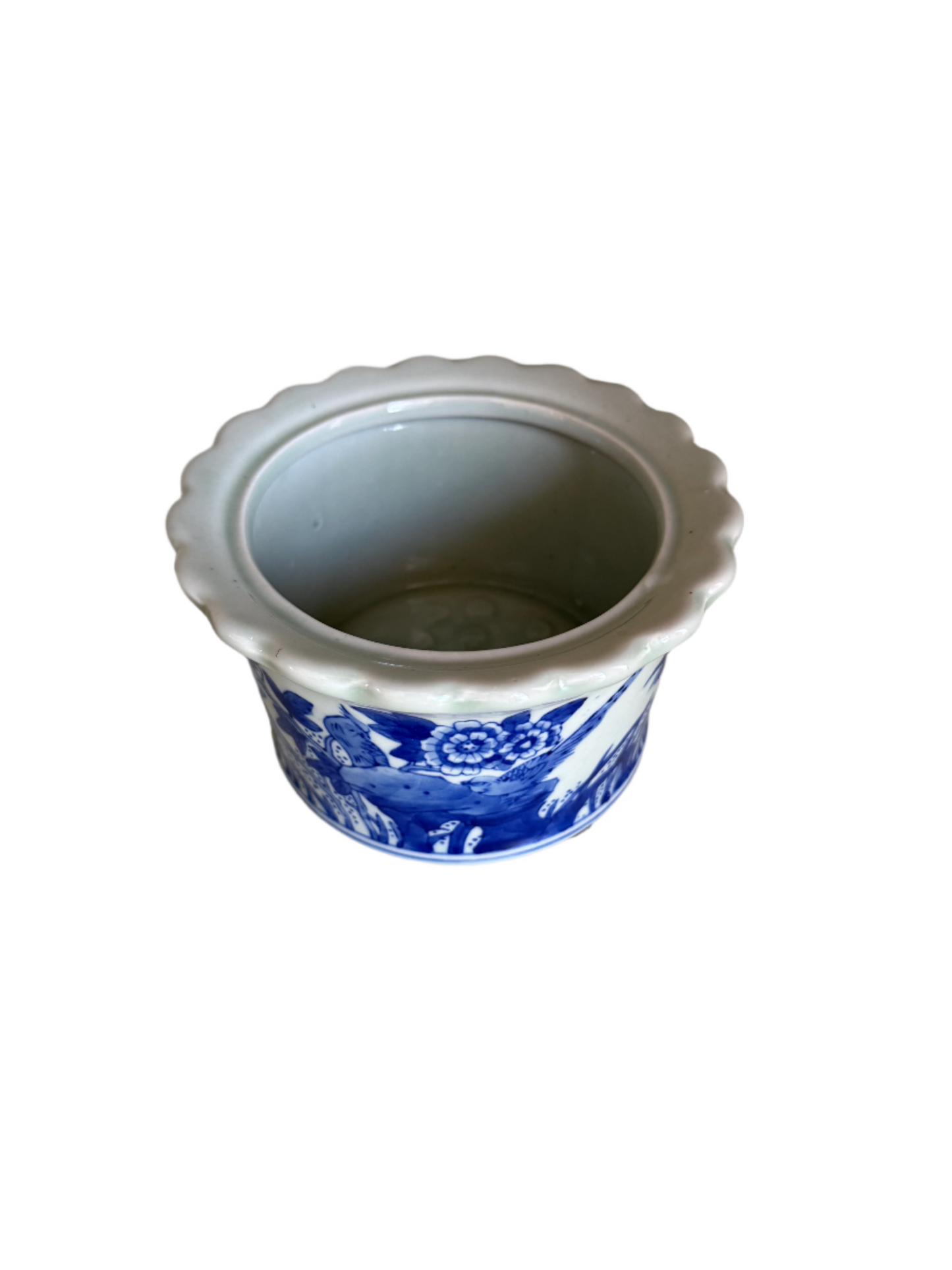 Blue White Cache Pot