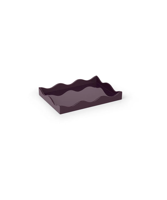 Small Belles Rives Tray, Aubergine