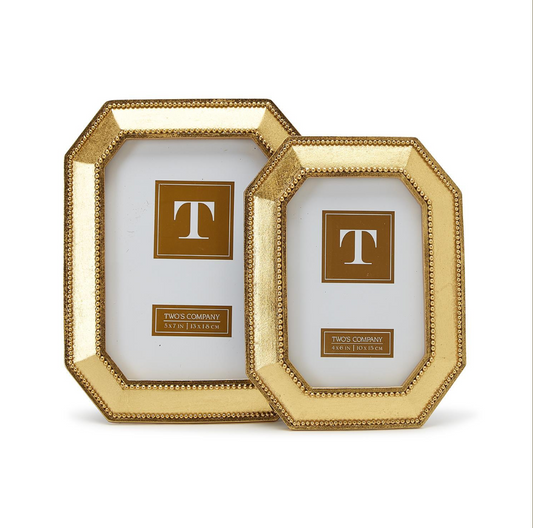 Beads of Gold Photo Frame, 4x7