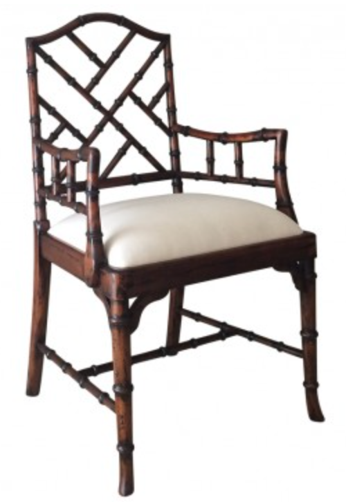 Charlotte Chinese Chippendale Dining Chairs (Side and Arm)