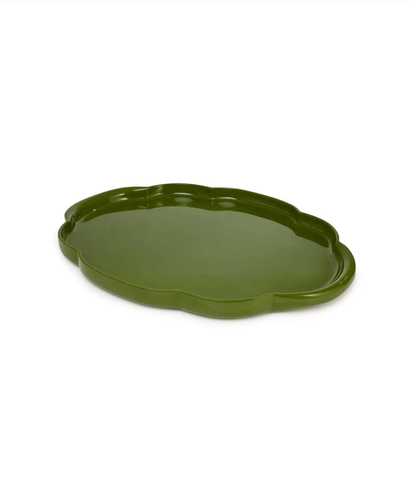 Oval Tray, Green