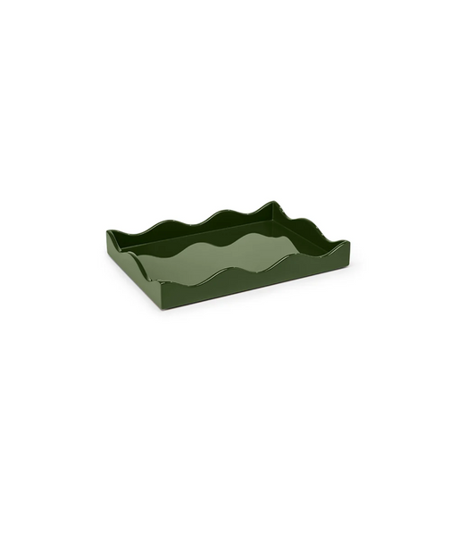 Small Belles Rives Tray, Olive