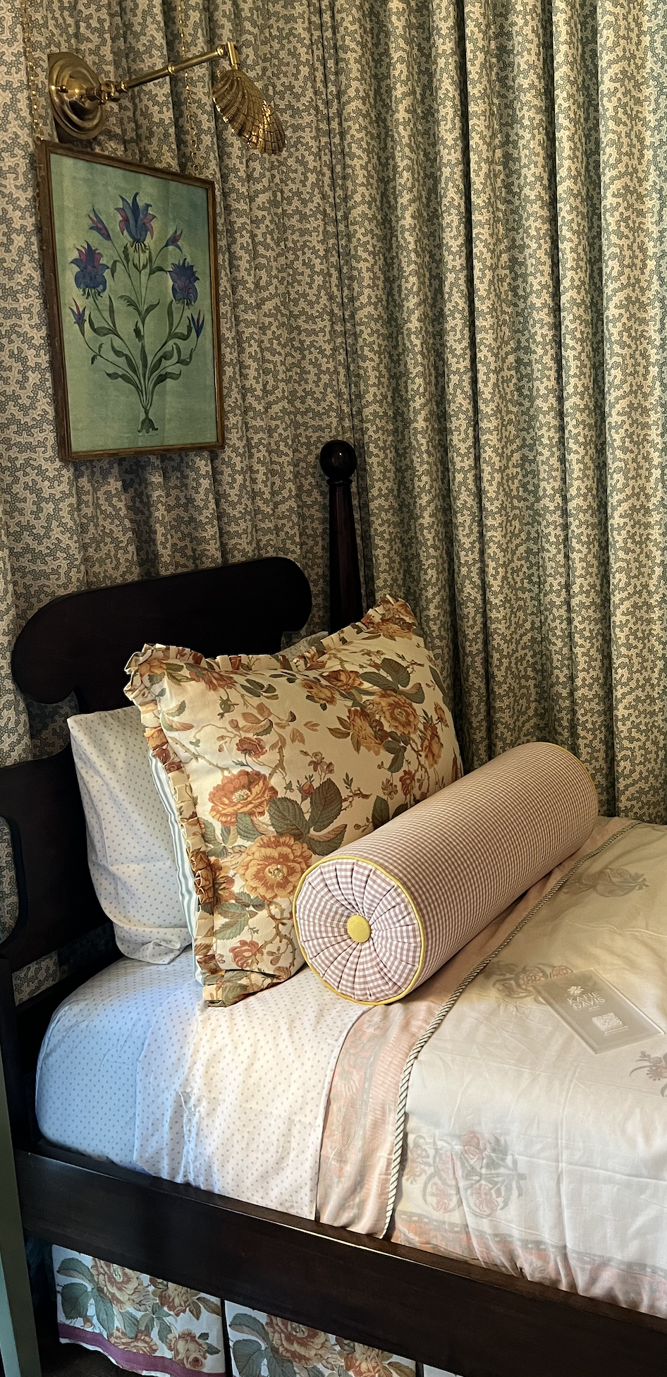 Custom Bolster Pillow by Katie Davis Design