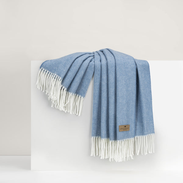 Chambray Italian Herringbone Throw