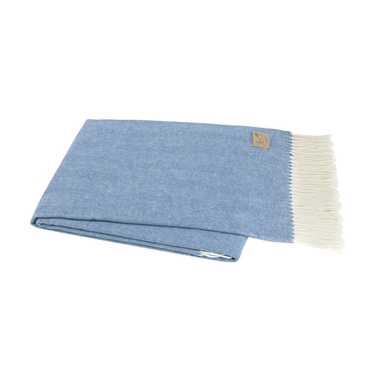 Chambray Italian Herringbone Throw